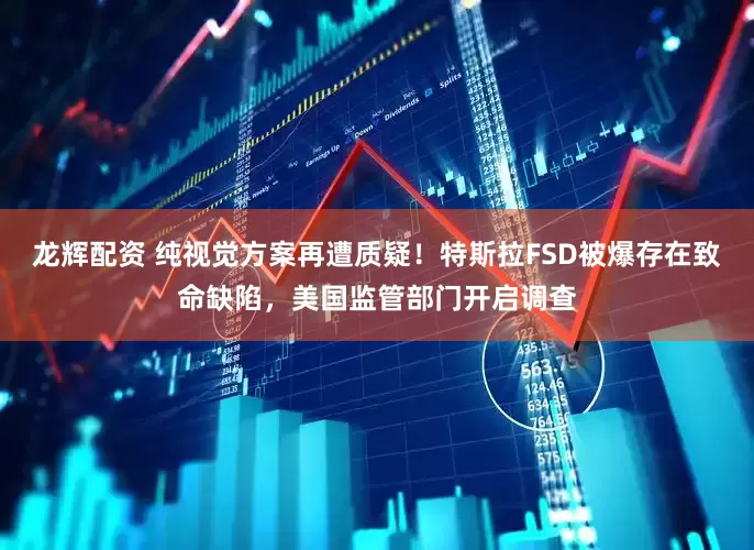 龙辉配资 纯视觉方案再遭质疑！特斯拉FSD被爆存在致命缺陷，美国监管部门开启调查
